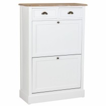 Shoe cupboard Alexandra House Living White Brown 33 x 120 x 80 cm