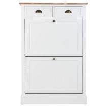 Armoire à chaussures Alexandra House Living Blanc Marron 33 x 120 x 80 cm