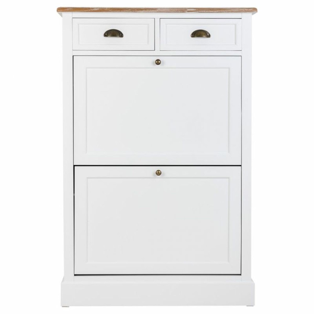 Armoire à chaussures Alexandra House Living Blanc Marron 33 x 120 x 80 cm