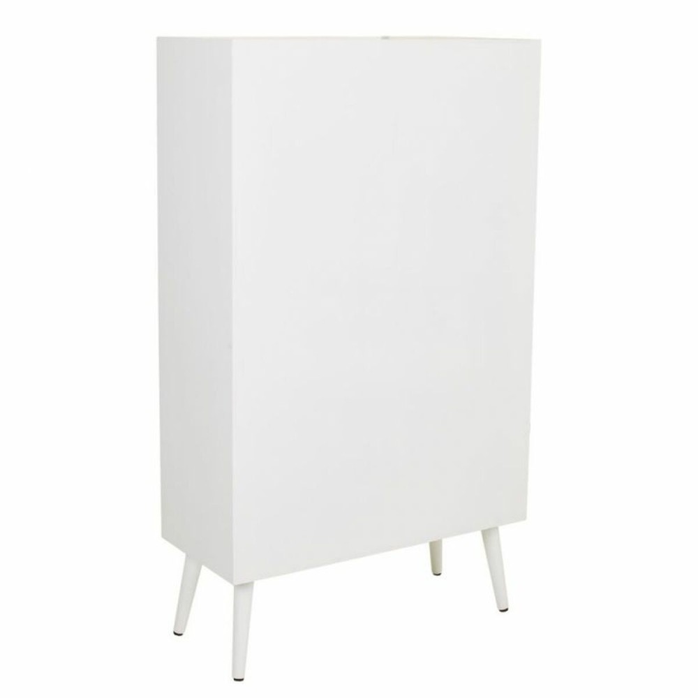 Shoe cupboard Alexandra House Living White 32 x 120 x 70 cm Grille