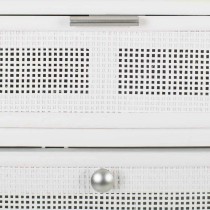 Shoe cupboard Alexandra House Living White 32 x 120 x 70 cm Grille