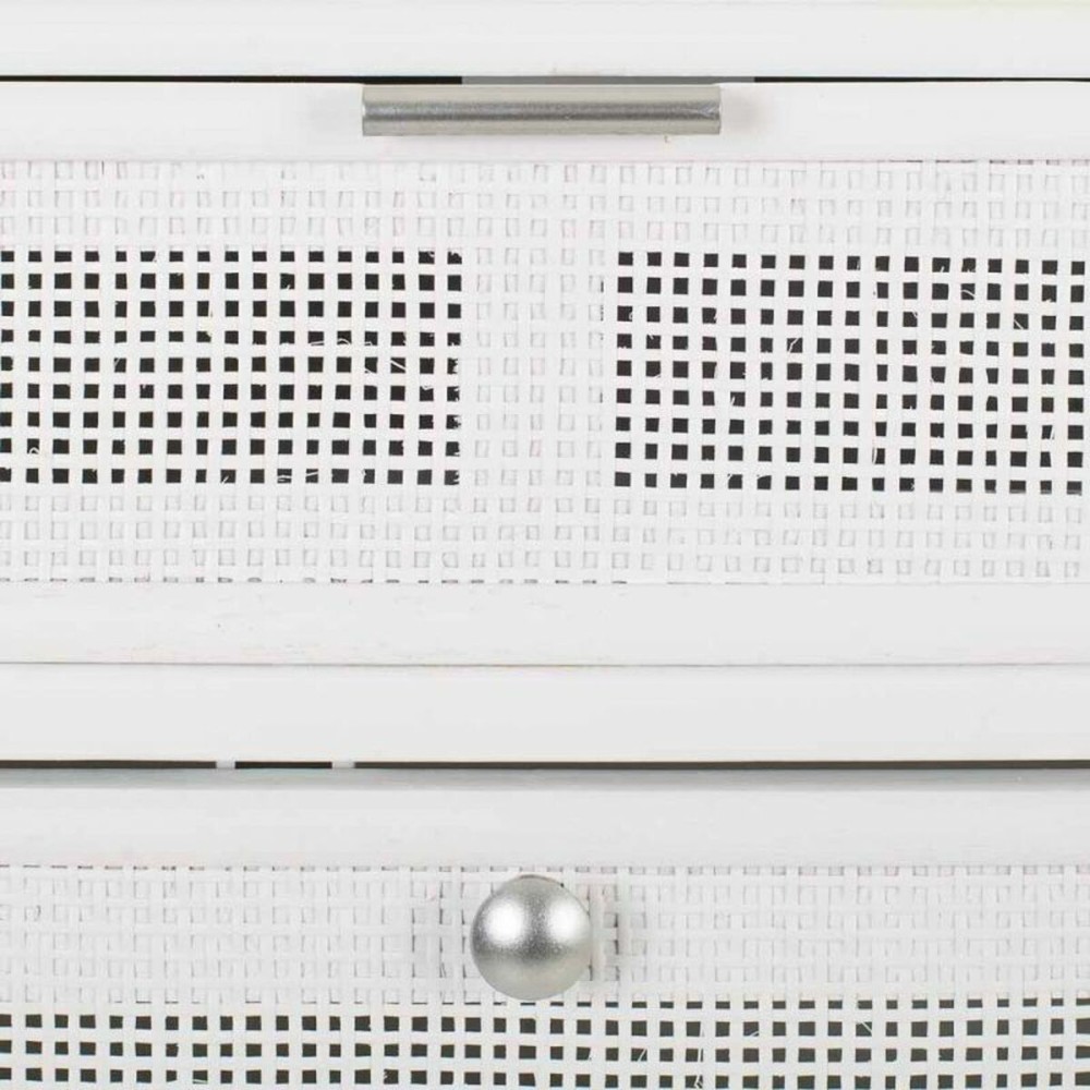 Shoe cupboard Alexandra House Living White 32 x 120 x 70 cm Grille