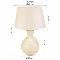 Desk lamp Alexandra House Living Cream Iron 25 x 63 x 25 cm