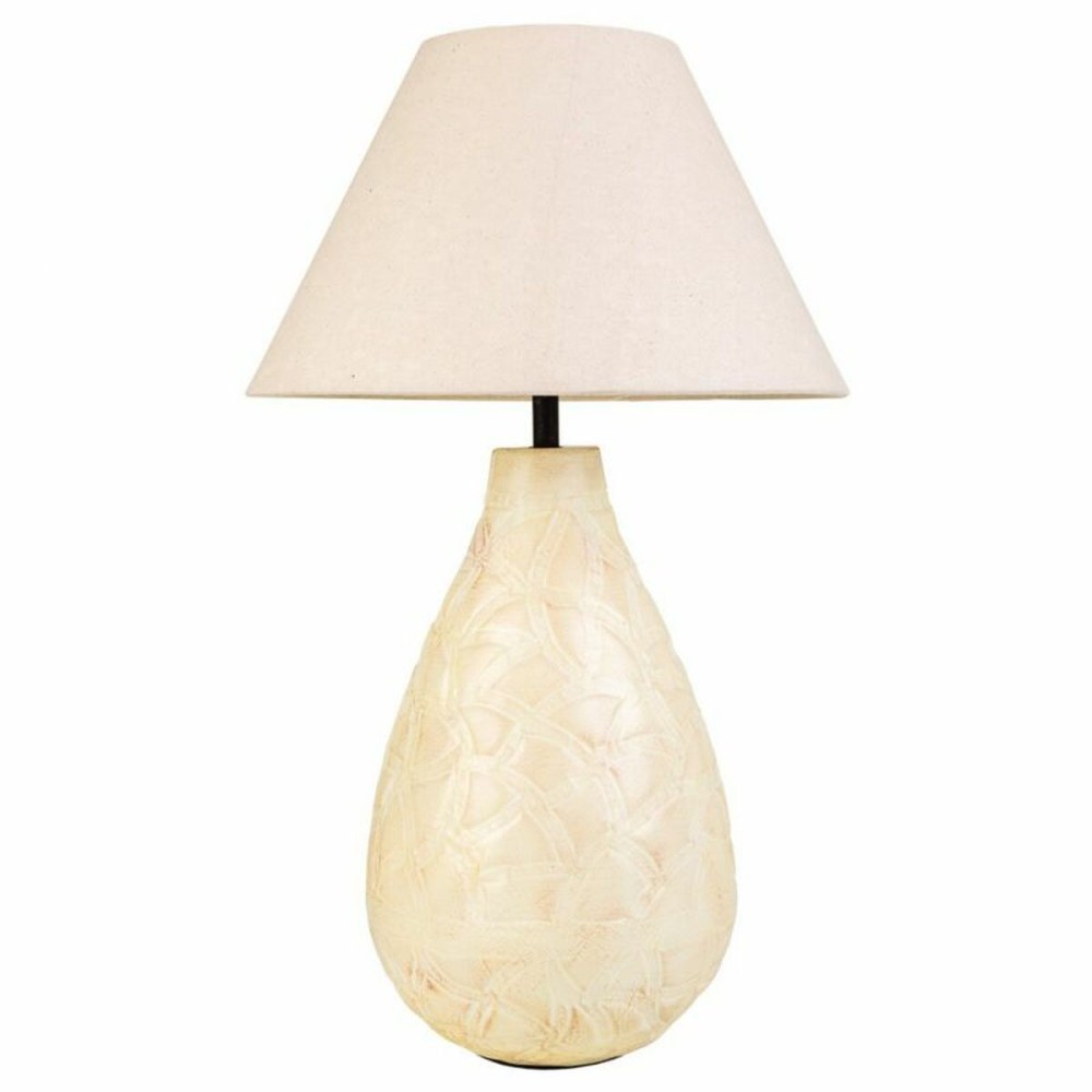 Tischlampe Alexandra House Living Creme Eisen 33 x 60 x 33 cm