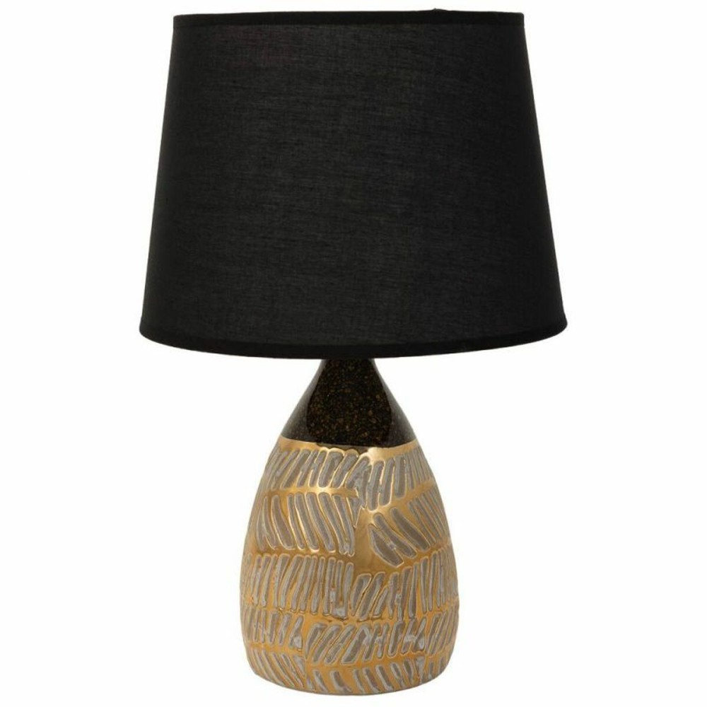 Tischlampe Alexandra House Living Gold aus Keramik 13 x 26 x 13 cm