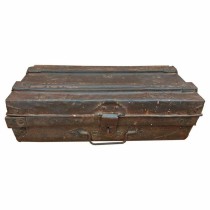 Decorative suitcase Alexandra House Living Brown Iron Traditional style 30 x 19 x 53 cm