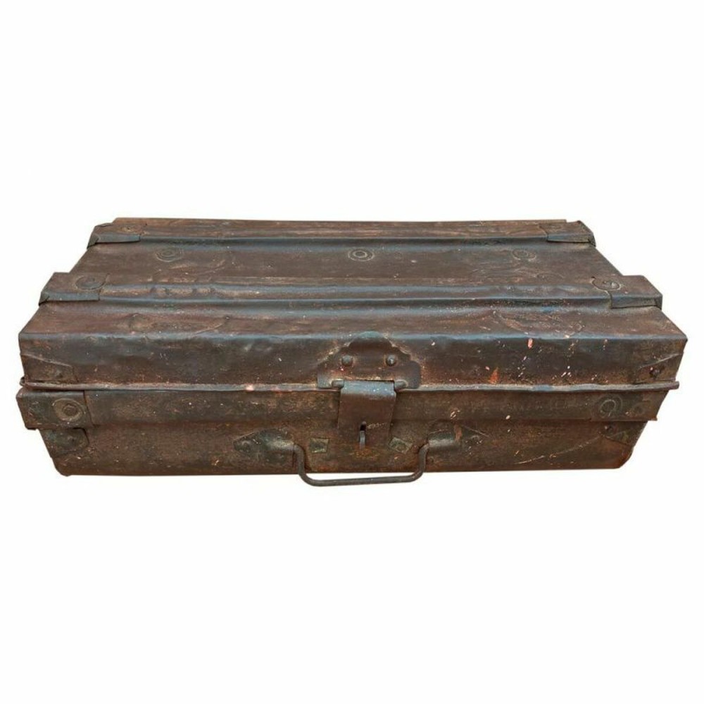 Valise décorative Alexandra House Living Marron Fer Style artisanal 30 x 19 x 53 cm