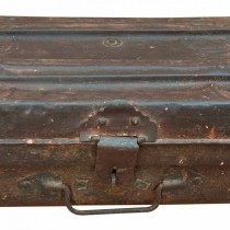 Decorative suitcase Alexandra House Living Brown Iron Traditional style 30 x 19 x 53 cm