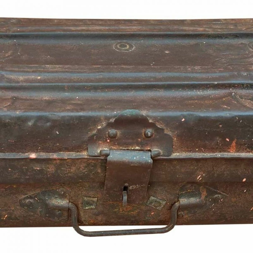 Valise décorative Alexandra House Living Marron Fer Style artisanal 30 x 19 x 53 cm