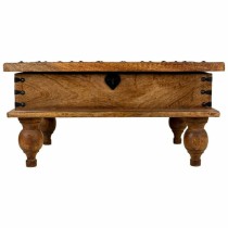 Chest Alexandra House Living Brown Metal Mango wood 40 x 30 x 60 cm Traditional style