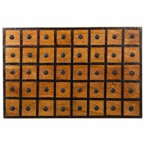 Truhe Alexandra House Living Braun Metall Mango-Holz 40 x 30 x 60 cm Handwerks-Stil