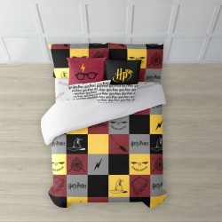 Housse de Couette Harry Potter Hogwarts Multicouleur 175 Fils 260 x 240 cm Lit king size