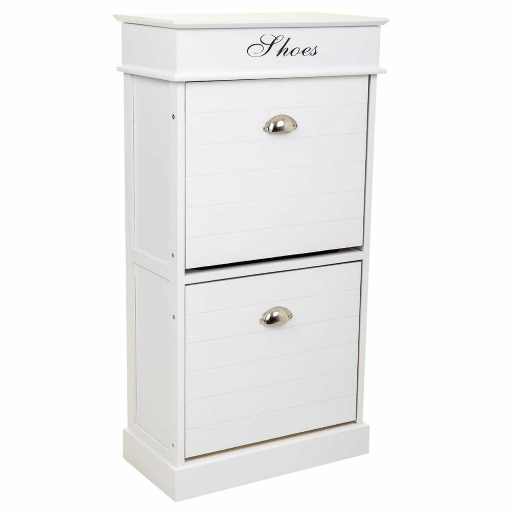 Shoe Rack Alexandra House Living White 28 x 98 x 50 cm 2 drawers