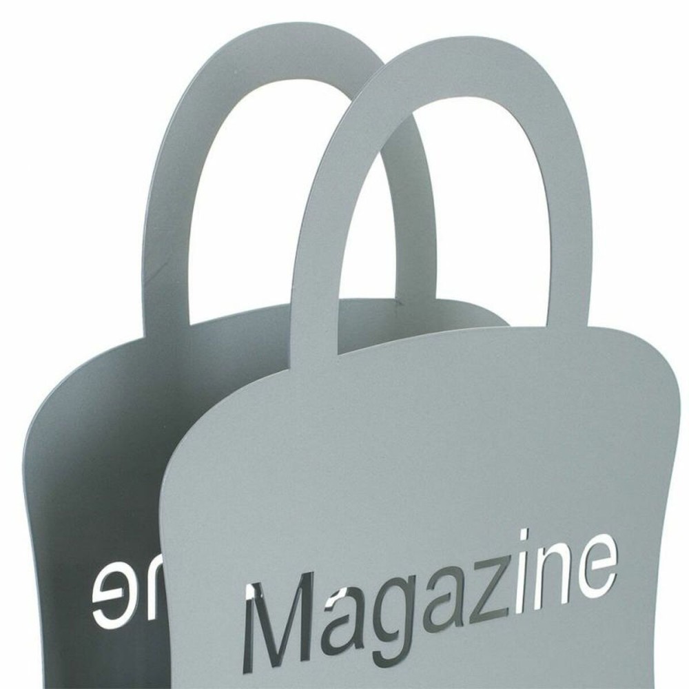 Magazine rack Alexandra House Living Grey Ironwork 8 x 38 x 26 cm