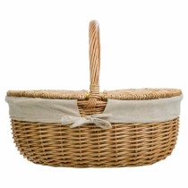 Panier de Pique-Nique Alexandra House Living osier Bois de saule 37 x 40 x 48 cm Naturel