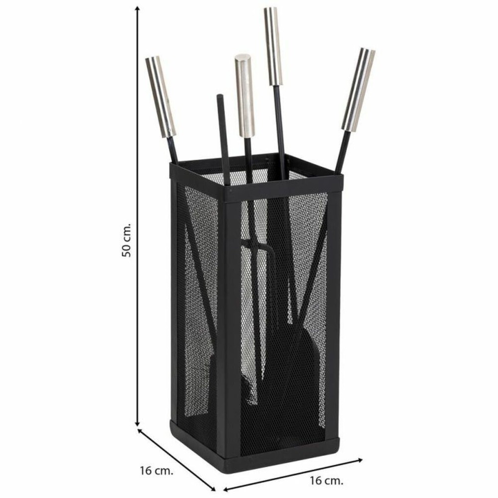 Fireplace Utensils Alexandra House Living Black Iron 16 x 50 x 16 cm