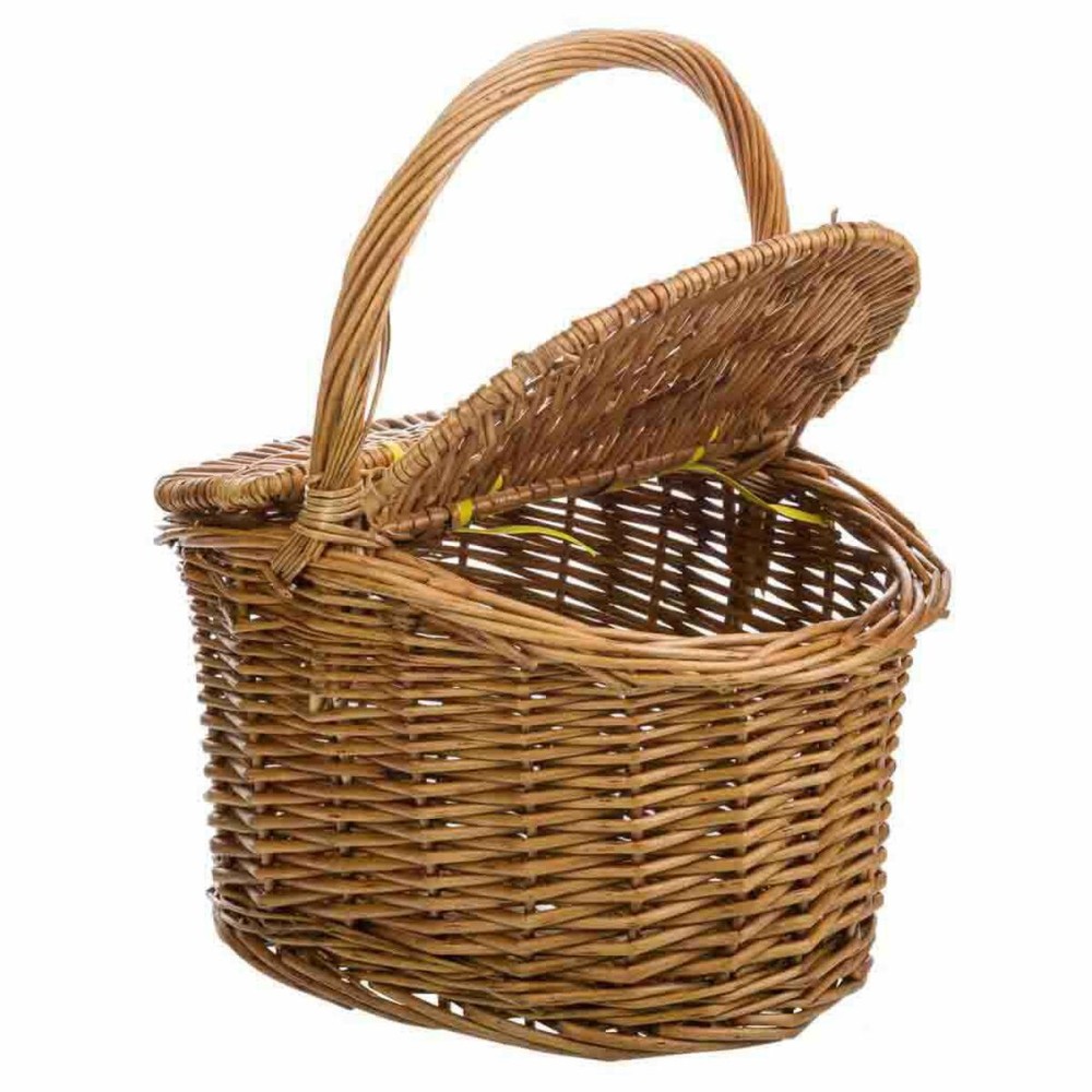 Picnic Basket Alexandra House Living wicker Willow wood Natural