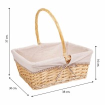 Basket set Alexandra House Living wicker Willow wood Natural 3 Pieces