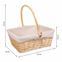 Set de basket Alexandra House Living osier Bois de saule Naturel 3 Pièces