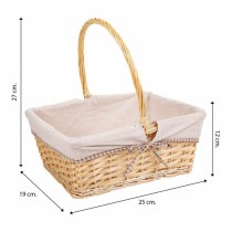 Basket set Alexandra House Living wicker Willow wood Natural 3 Pieces