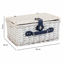 Picnic Basket Alexandra House Living White wicker