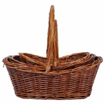 Basket set Alexandra House Living wicker Willow wood 3 Pieces