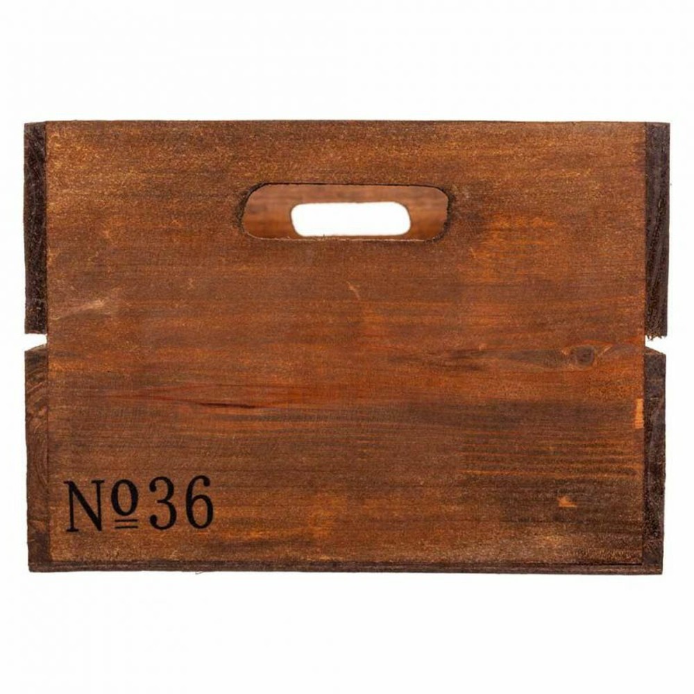 Storage boxes Alexandra House Living Brown Fir wood 2 Pieces