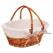 Panier de Pique-Nique Alexandra House Living osier Bois de saule 40 x 32 x 17 cm