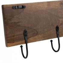 Portemanteau Alexandra House Living Marron Fer Bois de manguier 5 x 18 x 50 cm