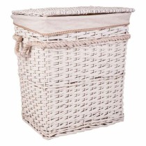 Set of Baskets Alexandra House Living White wicker Willow wood 41 x 63 x 55 cm 30 x 22 x 24 cm 3 Pieces