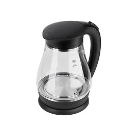 Kettle Adler AD 1274 Black Glass 2200 W 1,7 L