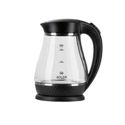 Wasserkocher Adler AD 1274 Schwarz Glas 2200 W 1,7 L