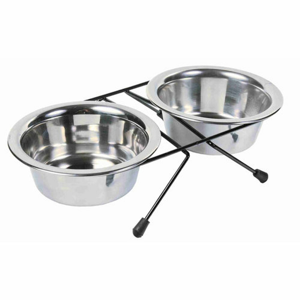 Dog Feeder Trixie Stainless steel Double