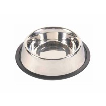 Pet feeding dish Trixie 24853 Black/Silver Stainless steel