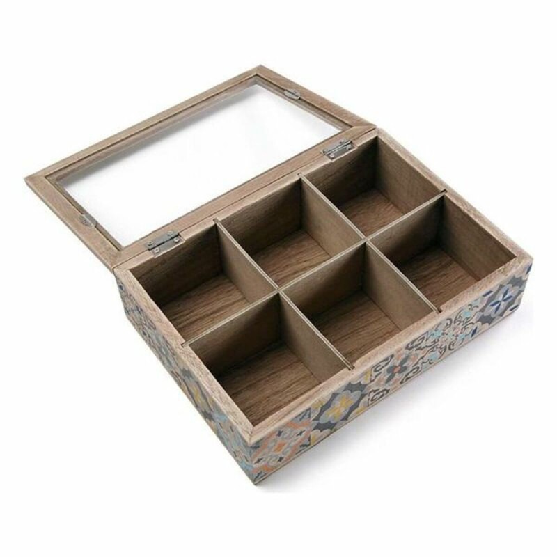 Teebox Versa Holz 17 x 7 x 24 cm