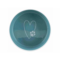 Futternapf für Hunde Trixie Pet's Home Blau Creme Ø 12 cm 300 ml