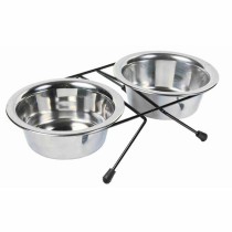 Dog Feeder Trixie Eat on Feet Stainless steel 200 ml Double 2 x 200 ml 11 cm