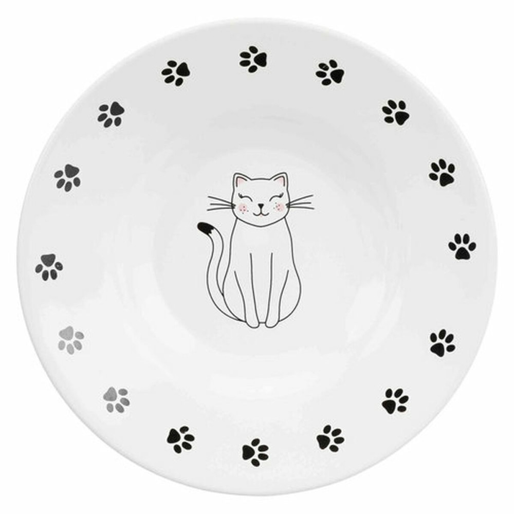 Mangeoire pour chats Trixie Blanc 15 cm