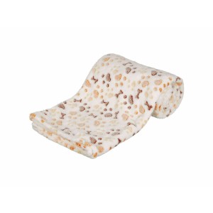 Couverture pour animaux de compagnie Trixie Lingo Blanc Beige 150 × 100 CM