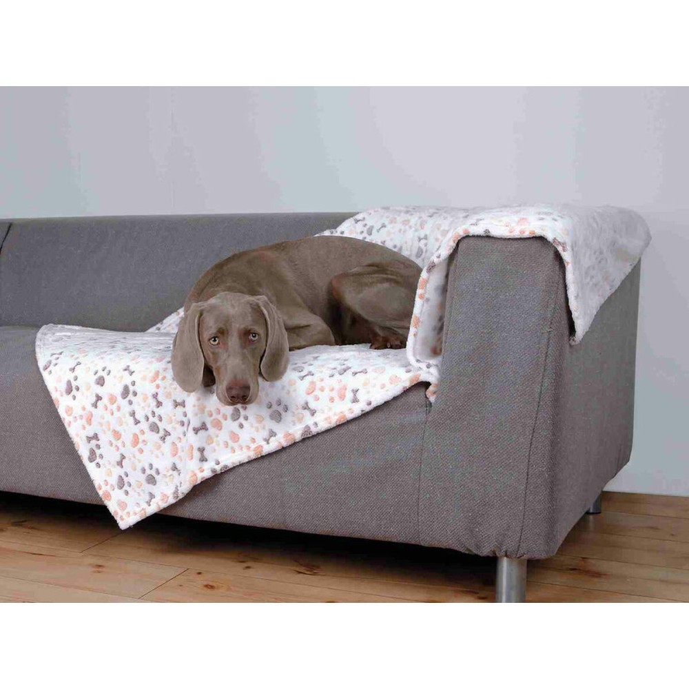 Pet blanket Trixie Lingo White Beige 150 × 100 CM