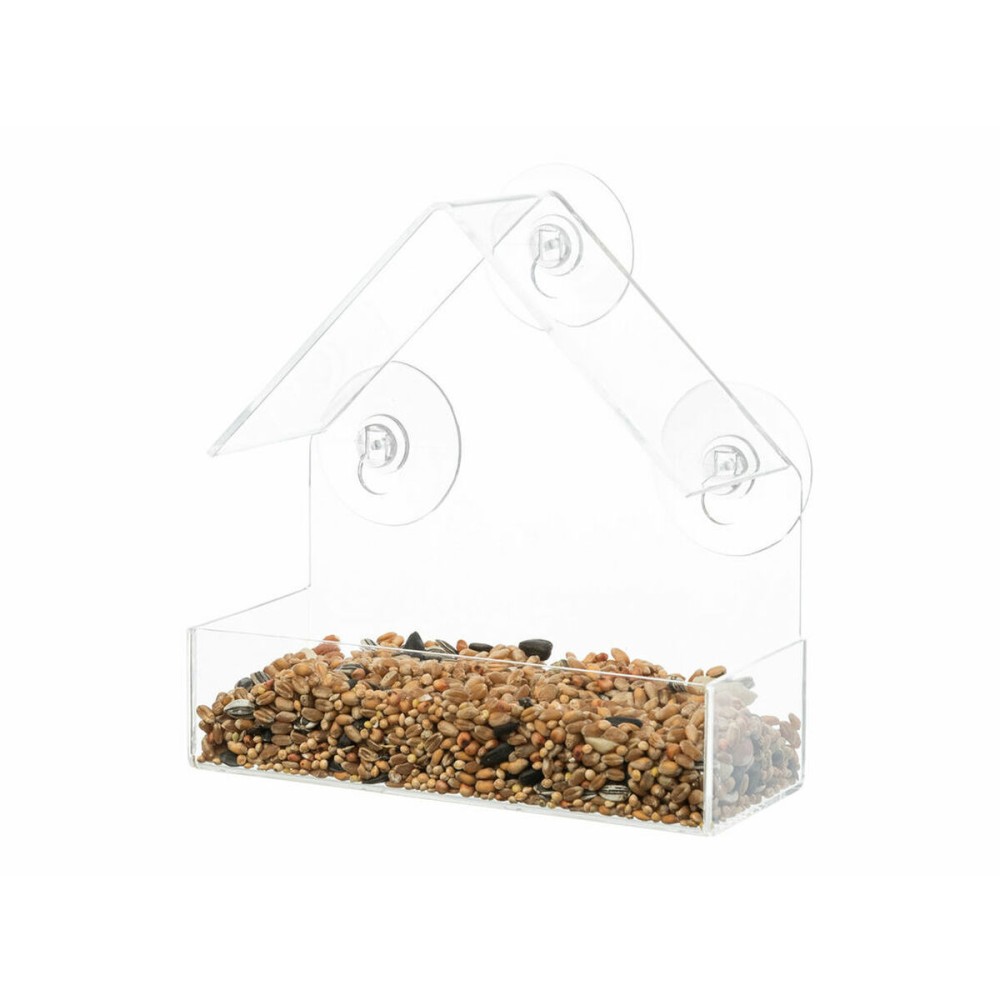 Bird feeder Trixie Transparent 225 ml 15 × 15 × 6 CM