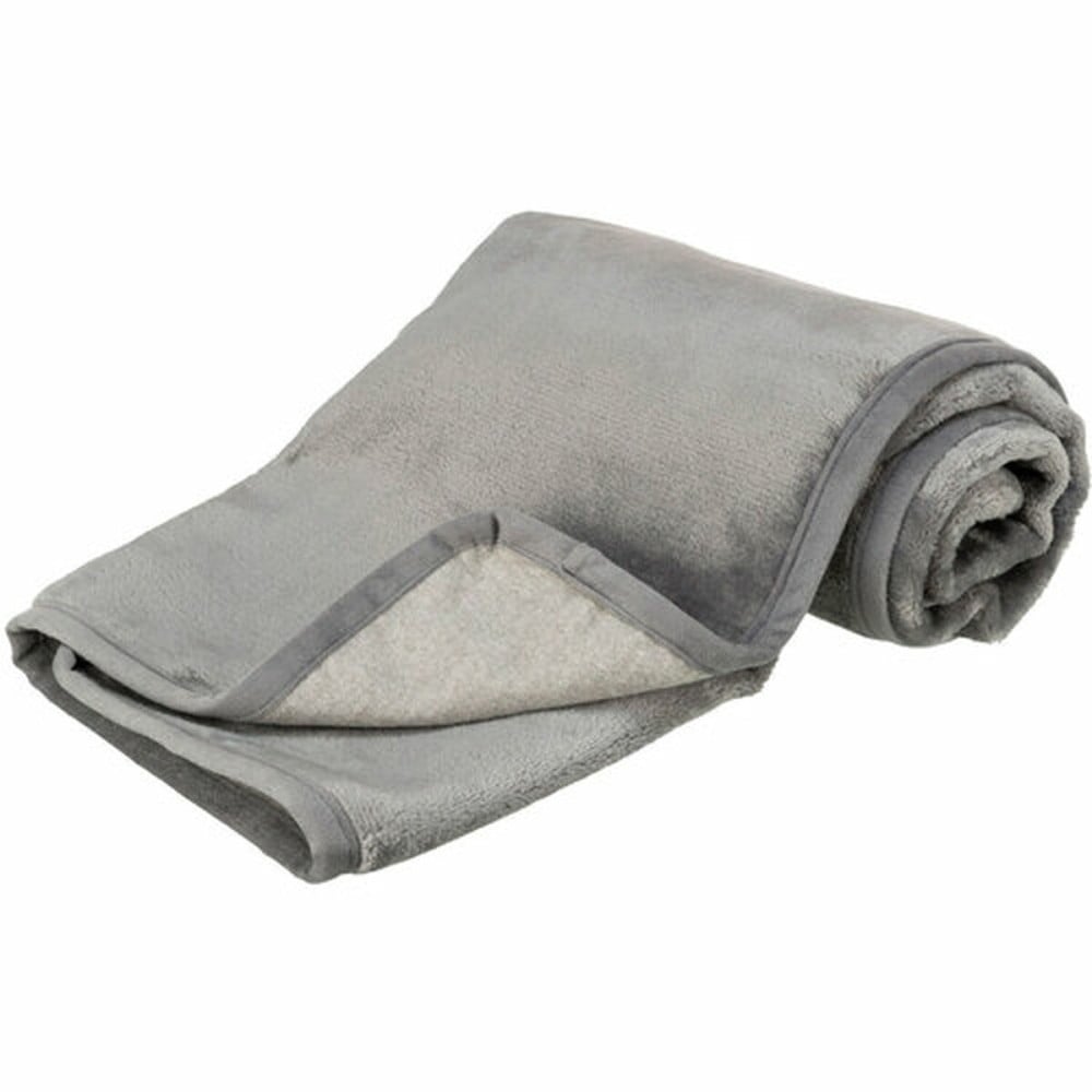 Pet blanket Trixie Levy Grey Polyester Plush 100 × 70 CM