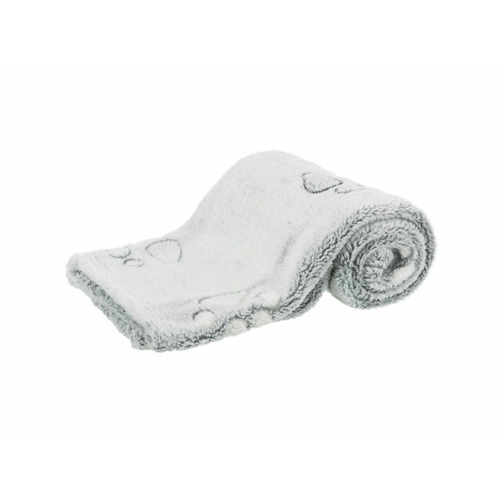 Couverture pour animaux de compagnie Trixie Nando Gris clair Polyester 75 × 50 cm