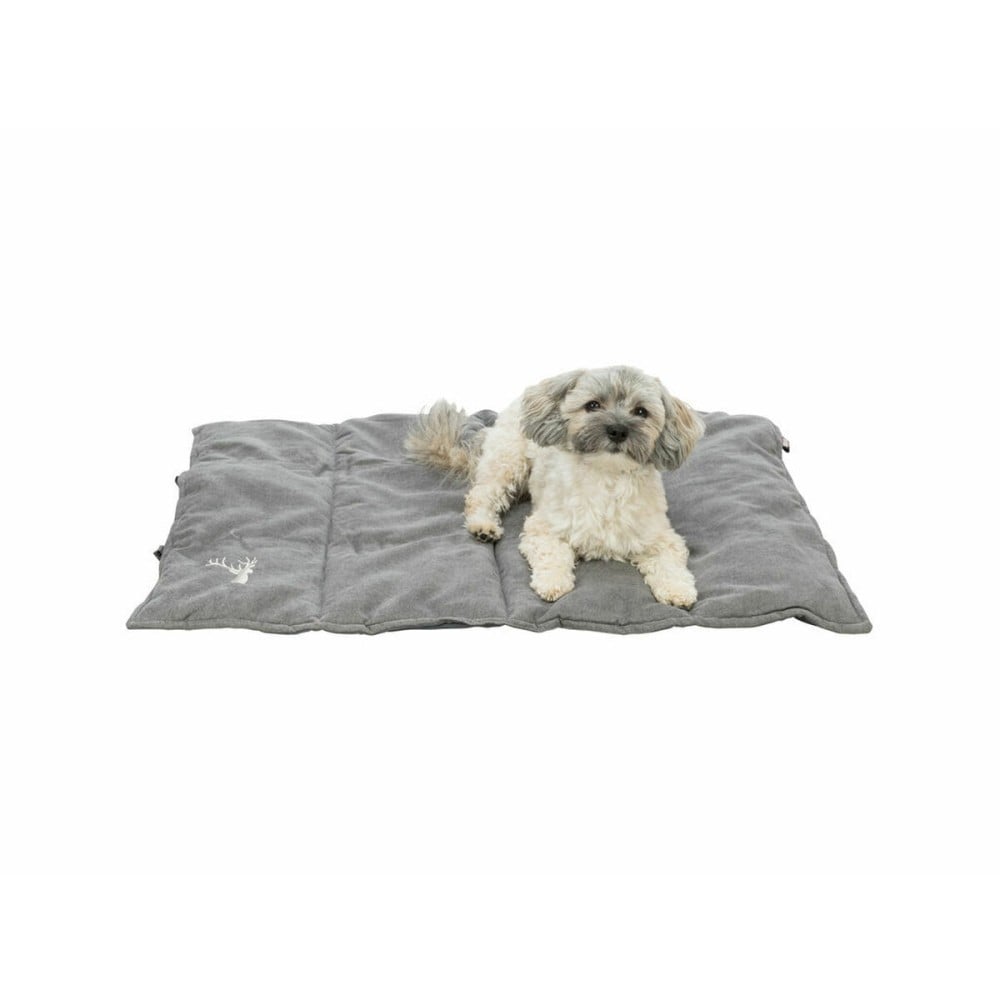 Pet blanket Trixie Leni Grey Suede 80 × 60 cm