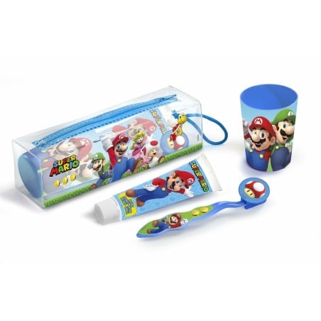 Reise-Toilettentasche Super Mario Cuidado Dental Lote 4 Stücke