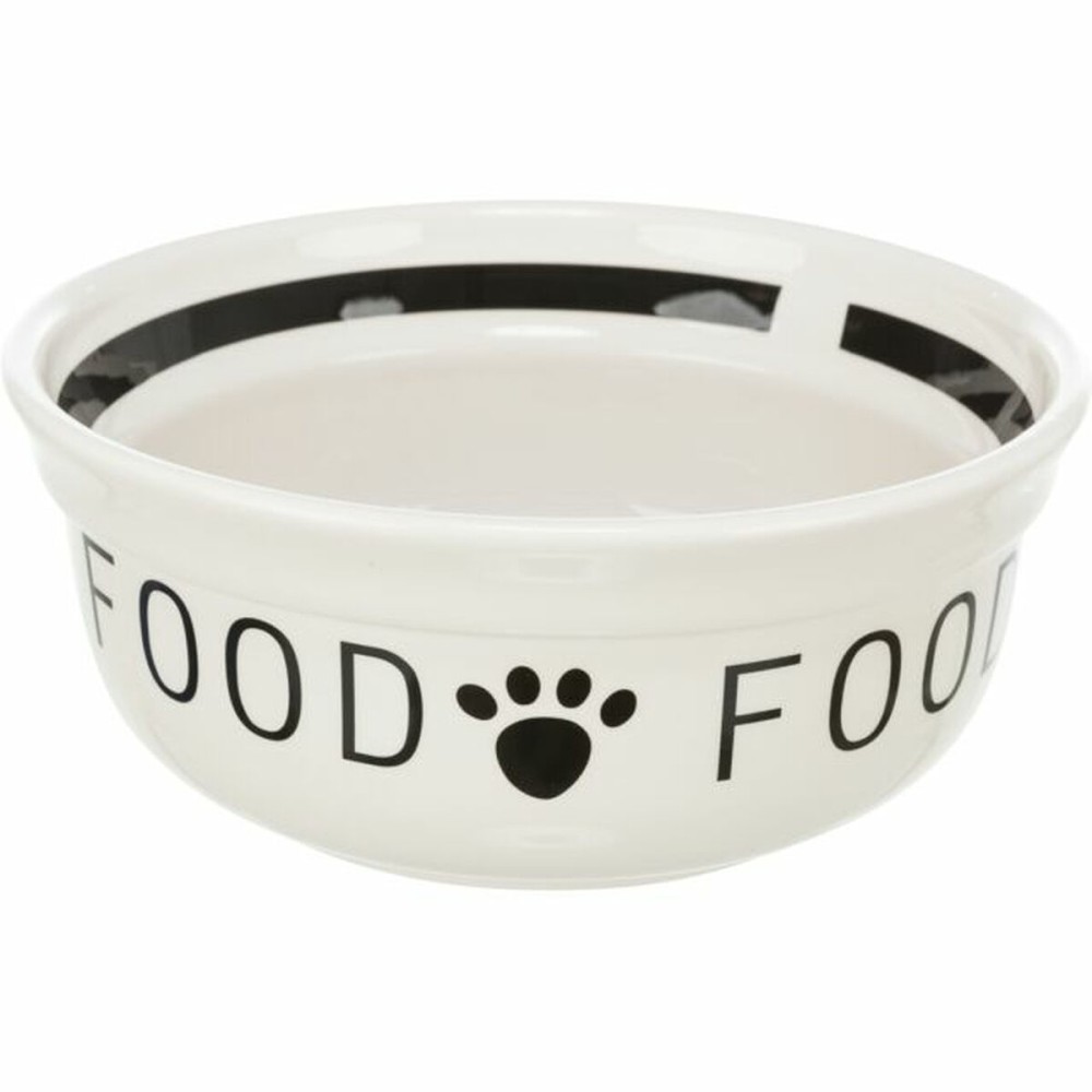 Pet feeding dish Trixie White Black 1,6 L