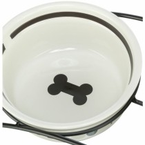 Pet feeding dish Trixie White Black 1,6 L