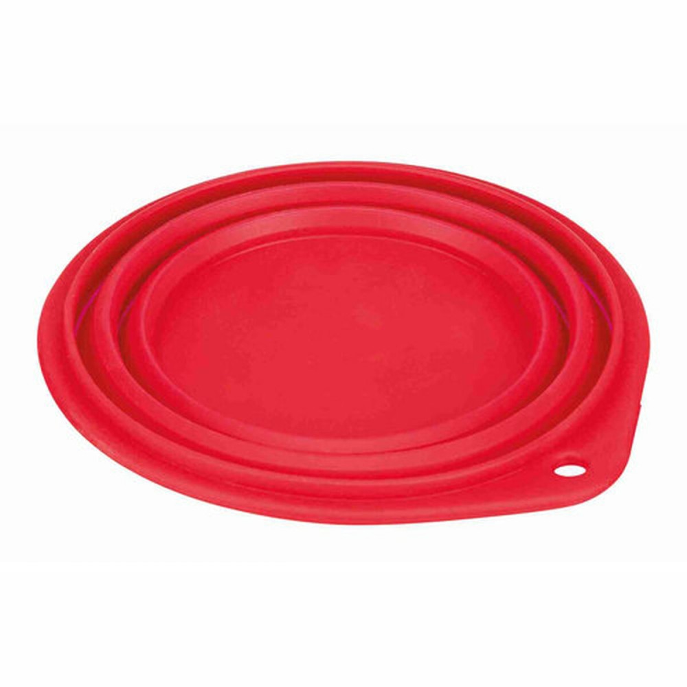 Pet feeding dish Trixie 25012 Blue Red Silicone