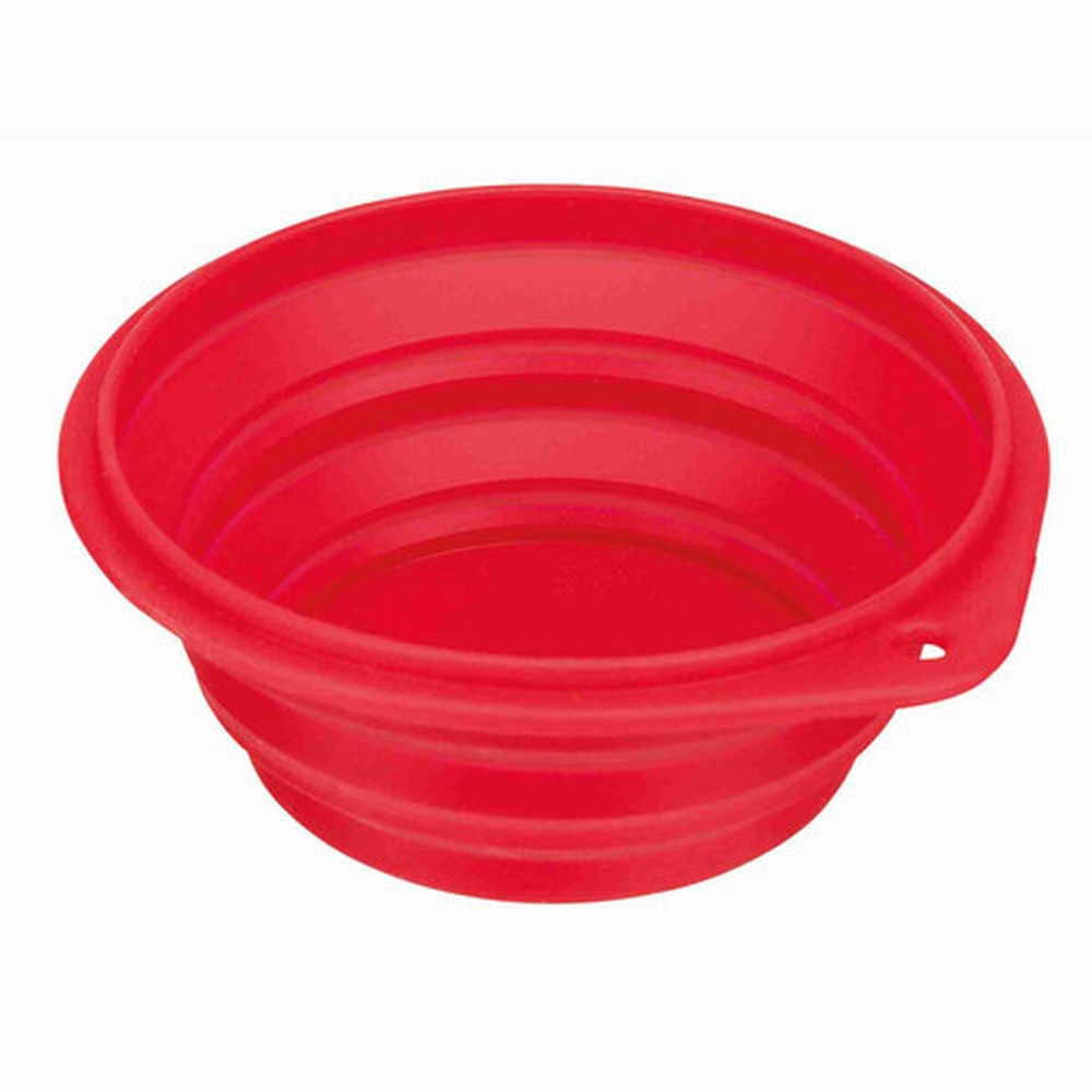 Pet feeding dish Trixie 25012 Blue Red Silicone