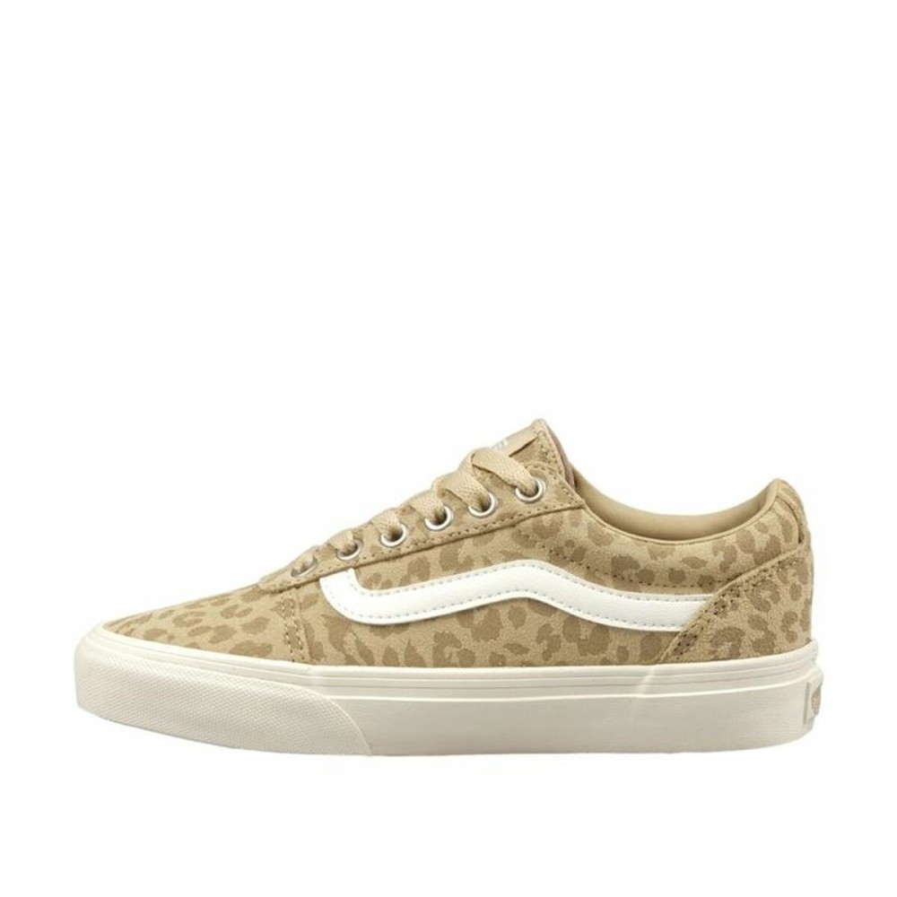 Casual Damenturnschuh Vans Ward Leopard Beige